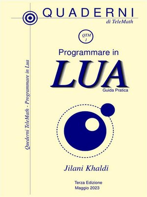 cover image of Programmare in Lua